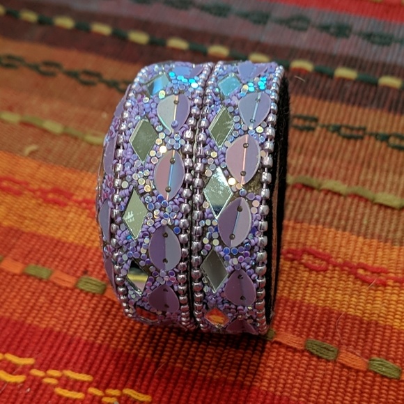 Purple trinket box - Picture 3 of 5